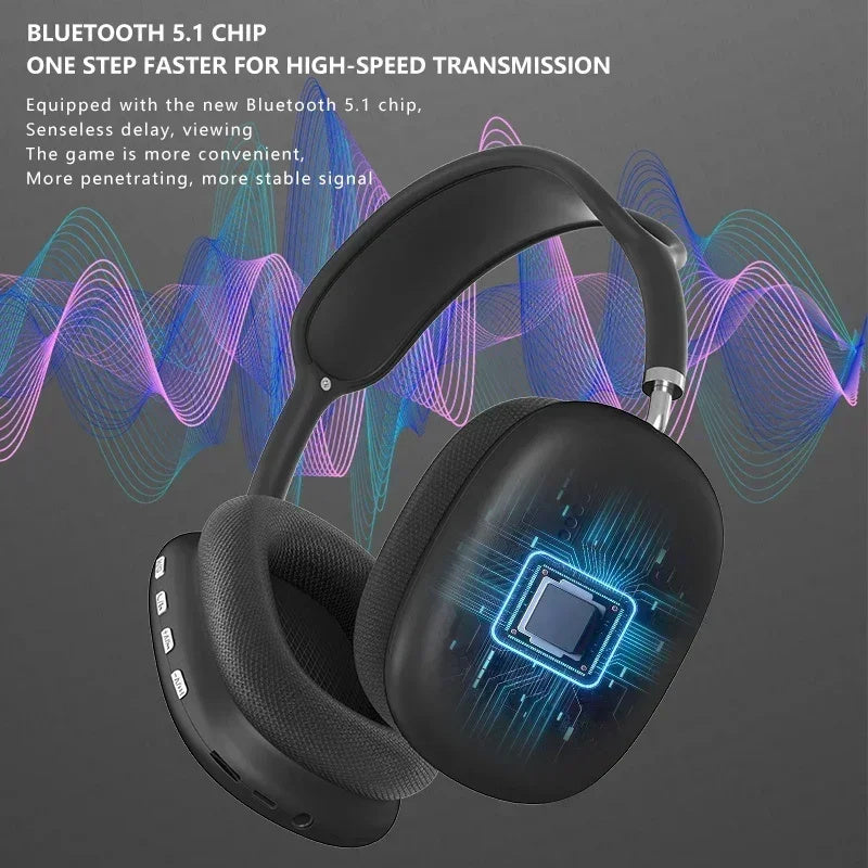 Casque Bluetooth P9 Sans Fil Sport Gaming Réduction Bruit - Certification CJ