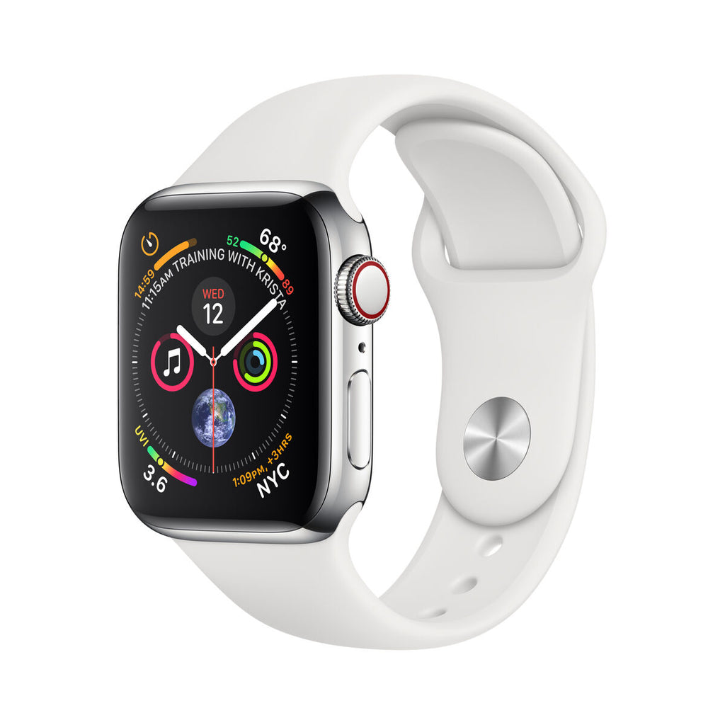 Apple Watch Series 4 GPS + Cellular 40mm Argent - Livraison Espagne Italie Allemagne 🇪🇸🇮🇹🇩🇪