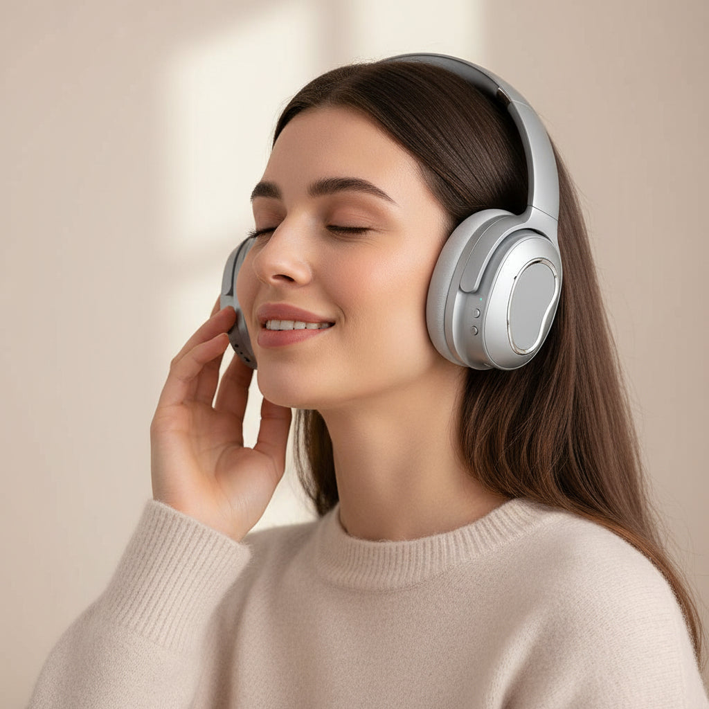 Casque Bluetooth 5.0 Sans Fil Réduction de Bruit Active - 30h Autonomie