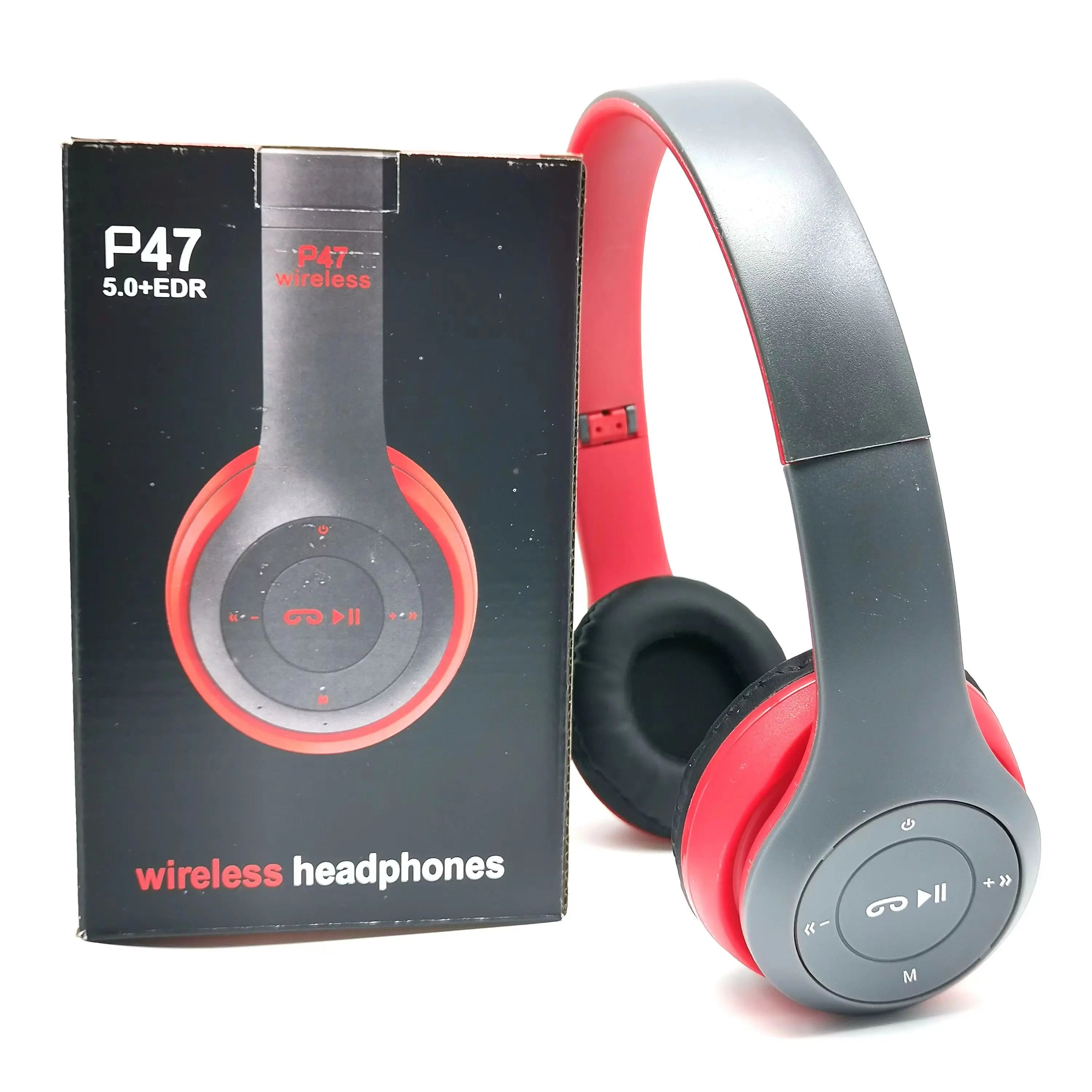 Casque Bluetooth P47 Stéréo 5.0 Pliable Sans Fil - Sport & Gaming iPhone Android