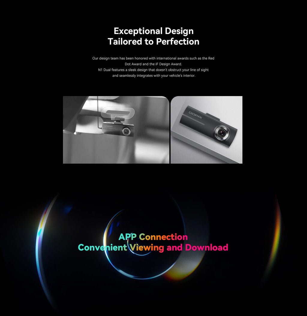 "Support fixation DDPAI N1 adhésif 3M. exceptional design