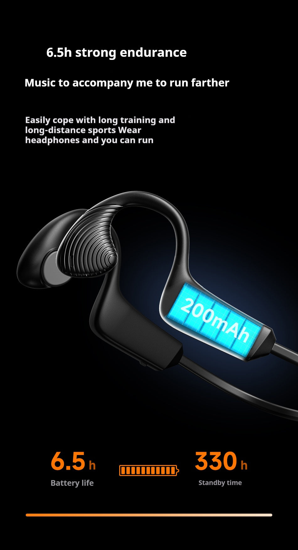 AWEI Air Conduction Sports Bluetooth Headset - Livré uniquement en Italie 🇮🇹