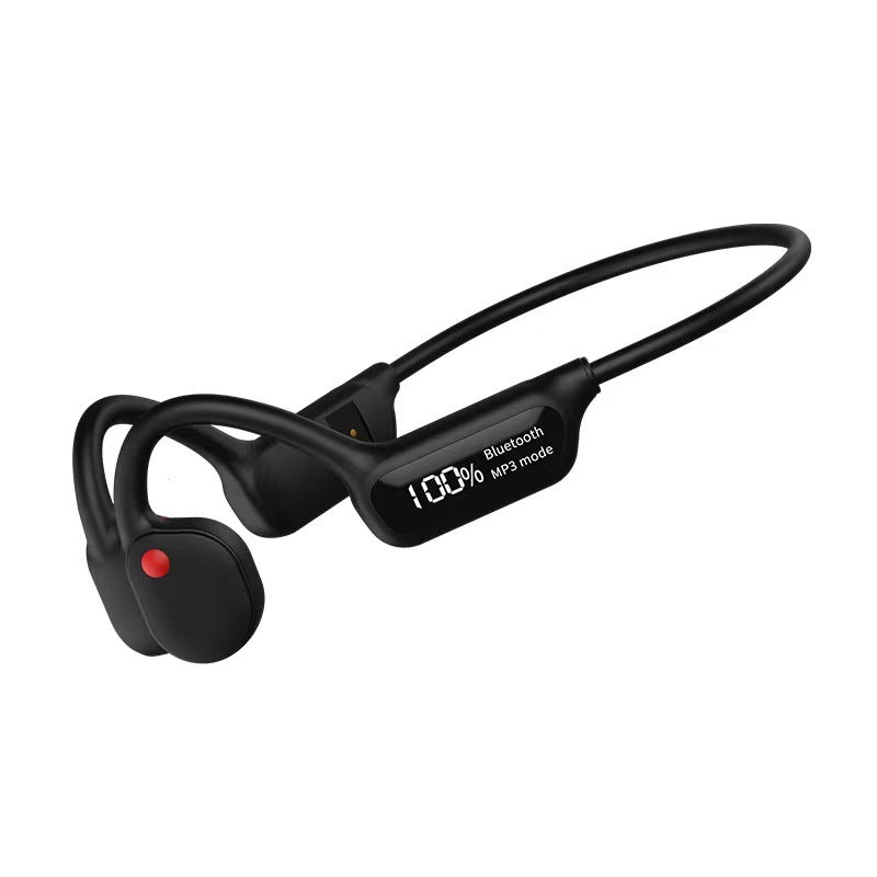 Casque Bluetooth Conduction Osseuse Sport - Écran Digital - Autonomie 8h
