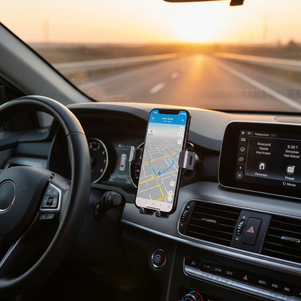 Support navigation réel vue conducteur